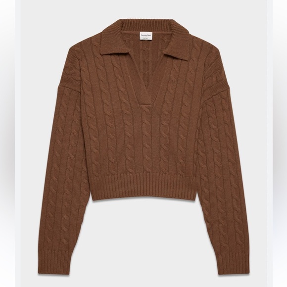 Sunday Best Sweaters - Sunday Best Cable Knit Brown Sweater